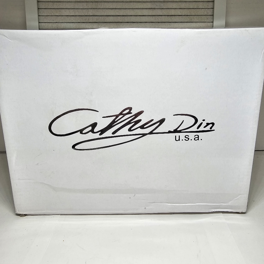 Cathy Din: Dahlia Wedges | Rhinestoned Straps- Blinged Out!!! NWT!! - Picture 6 of 12